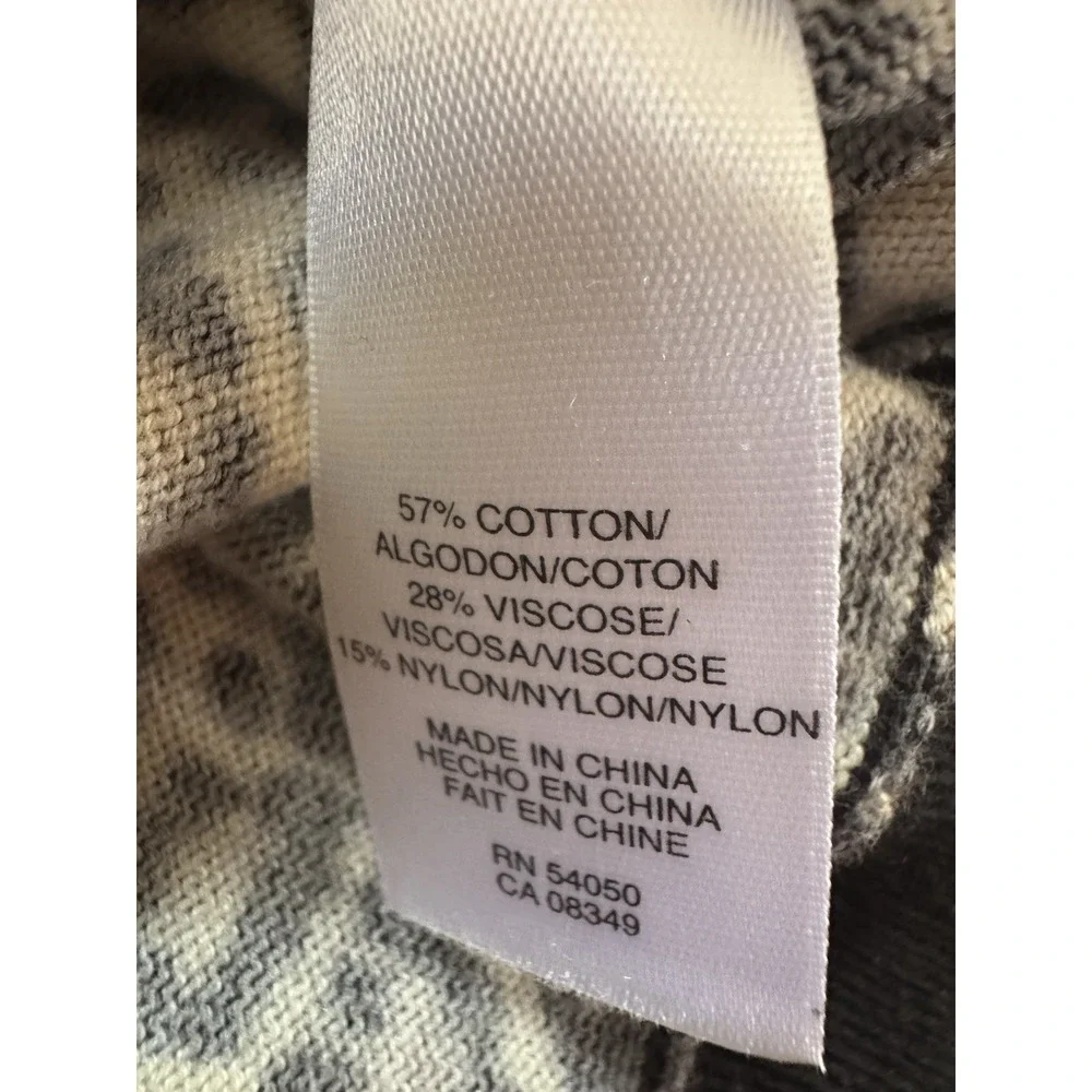 2 Piece Jones New‎ York Leopard Print Cardigan (Sz 3X) And Tank Top (Sz 2X) - Picture 14 of 15